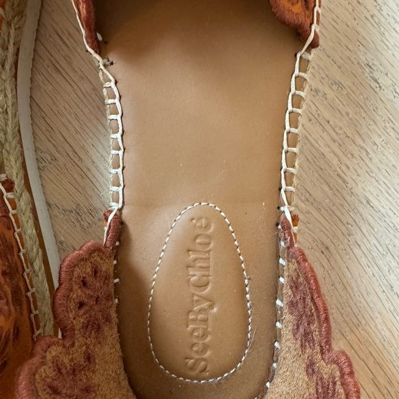 NEVER WORN See by Chloé Suede Espadrilles - Picture 7 of 10